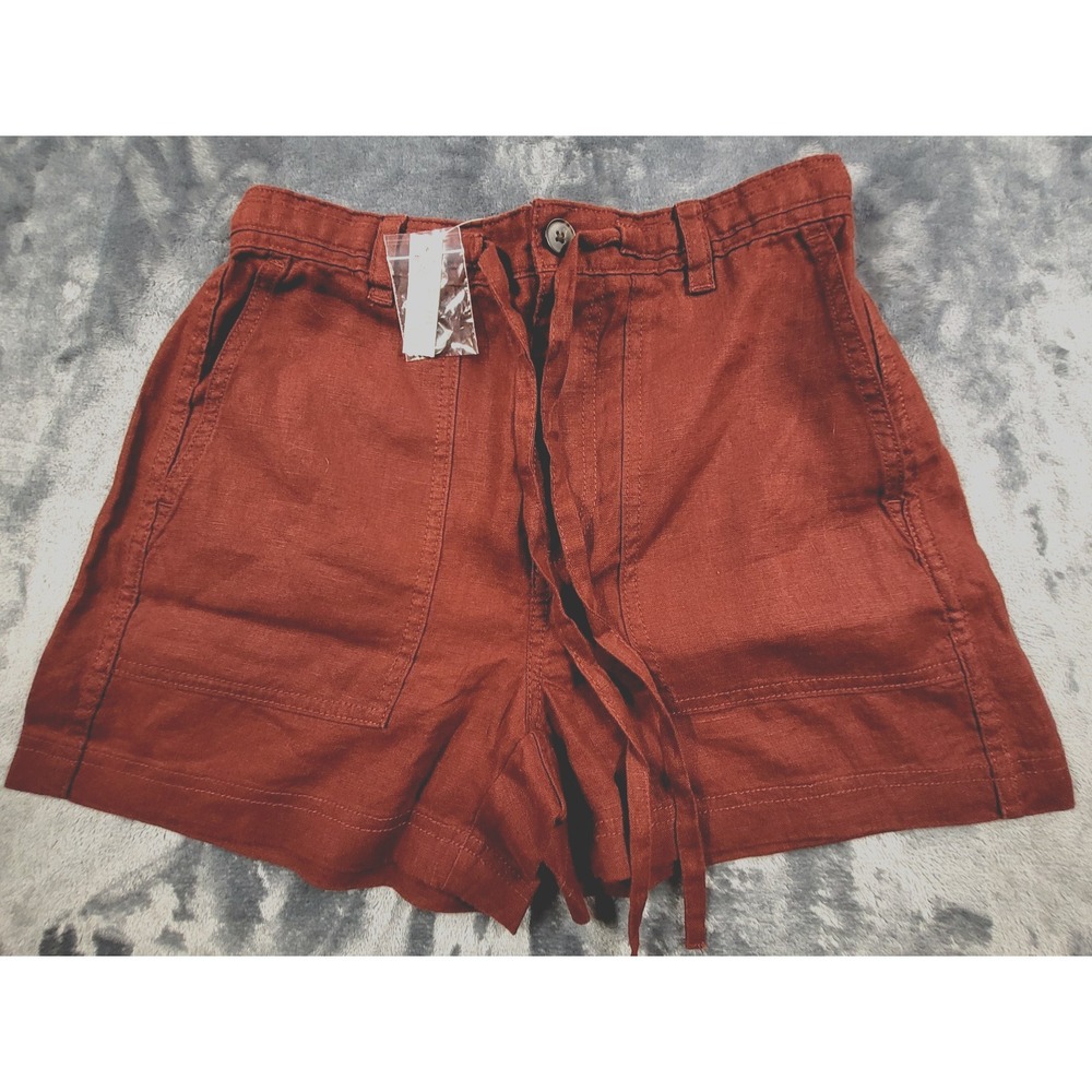 Madewell NWT Everywear Shorts in 100% Linen Size XS Womens